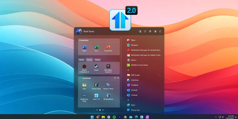 Start11 V2 update launches with new Start Menu styles, Taskbar improvements, and more image