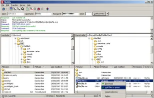 FileZilla screenshot 1