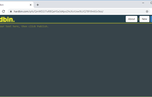 Hardbin screenshot 1
