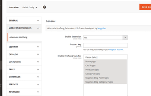 Alternate Tags General Configuration