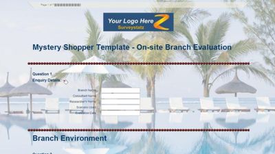 Custom survey designs to incorporate your theme, logo and corporate colors or images.