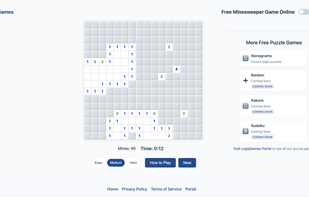 Minesweeper screenshot 1
