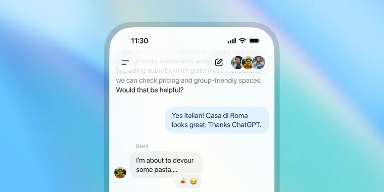 OpenAI is testing ChatGPT group chats in select regions image