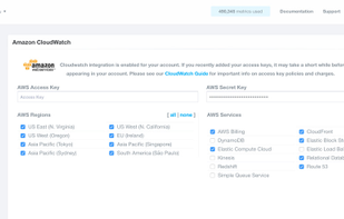 Amazon Cloudwatch Metrics from Hosted Graphite