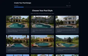 Use our design wizard to quickly select the most popular options, pool shapes, and features to quickly produce a photorealistic pool concept.