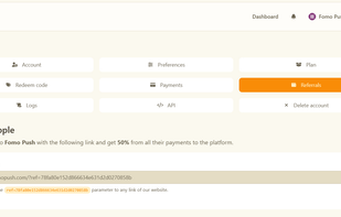 FomoPush screenshot 1