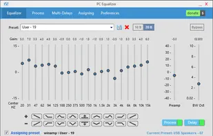 PC Equalizer - GUI screenshot 1