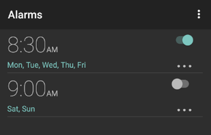 Simple Alarm Clock screenshot 2