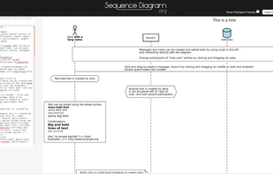 SequenceDiagram.org screenshot 1