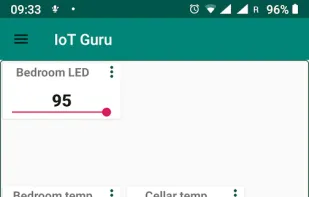 Control dashboard on Android devices