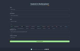 Boilermate screenshot 1