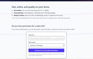 Convert video to MP3 online