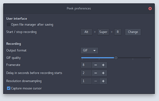 Peek GIF Screen Recorder screenshot 3