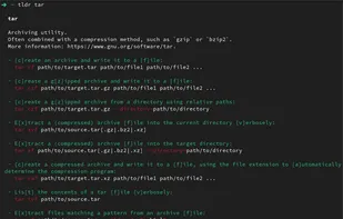 tldr - python client screenshot 1