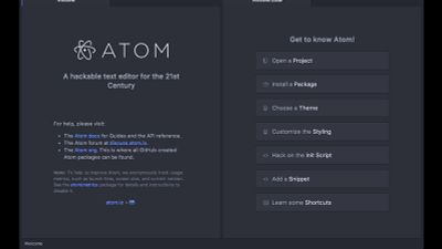 Build powerful apps like Atom