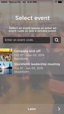 MeetApp Event screenshot 2