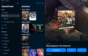 GameTrack screenshot 1