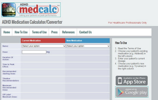 ADHD Medication Calculator screenshot 1