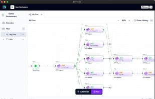 Working with the flows rather than scripts.