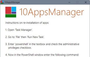 10AppsManager screenshot 1