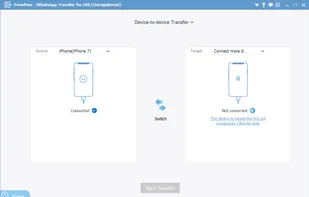 FonePaw WhatsApp Transfer screenshot 1