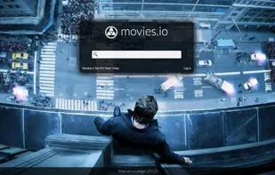 Movies.io's homepage