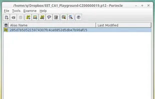 Portecle screenshot 1