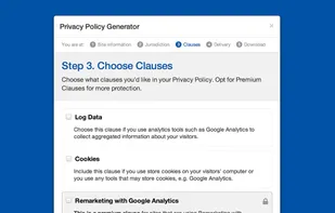 Privacy Policy Generator screenshot 2