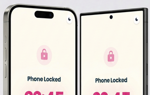 Phone Locked to avoid distractions