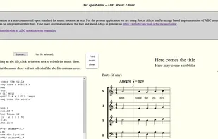 DaCapo Editor screenshot 1