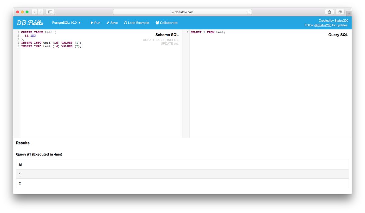 DB Fiddle Alternatives and Similar Sites / Apps | AlternativeTo