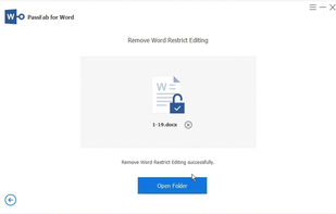 PassFab for Word screenshot 1