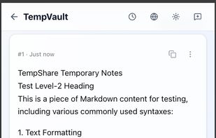 Native Markdown rendering and syntax highlighting.