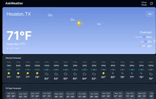 All weather info in one place 