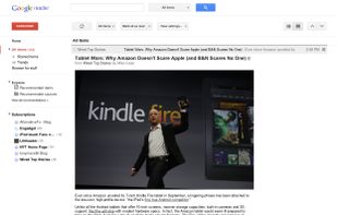 Google Reader screenshot 3