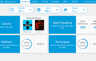 Piano Marvel screenshot 1