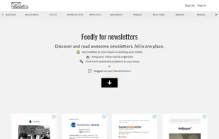 Newsletry screenshot 1