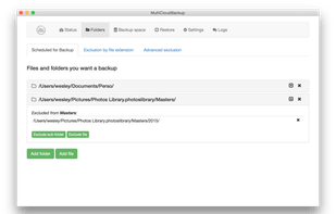 MultiCloudBackup screenshot 2