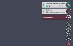 We aim for notifications that don't suck. Either you act on them, you keep them, or you dismiss them.