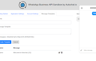 Autochat - Whatsapp Business API Sandbox screenshot 1