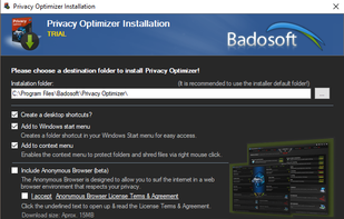 Privacy Optimizer screenshot 1