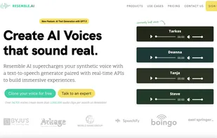 Resemble AI screenshot 1