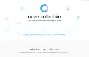 Open Collective screenshot 1