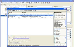 Scripting window