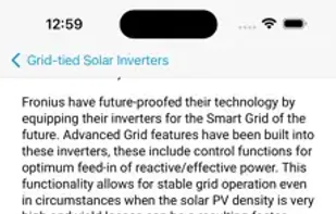 Product details in the App