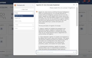 With the AI chatbot available at every step, employees save hours each week.
It reduces writing workload, accelerates tasks, and supports remote and hybrid teams with always-
available intelligence. They need intelligent support—
something that can summarize files, draft documents, answer questions, and accelerate everyday tasks.
The Techyons AI Chatbot is built exactly for this purpose.