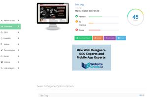 WebsiteGrade.net screenshot 1