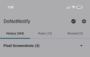 DoNotNotify screenshot 1