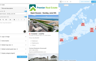 Mapme editor screenshot
