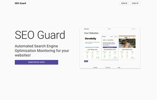 SEO Guard Main Page